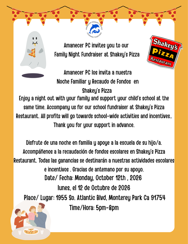 Shakey's Fundraiser