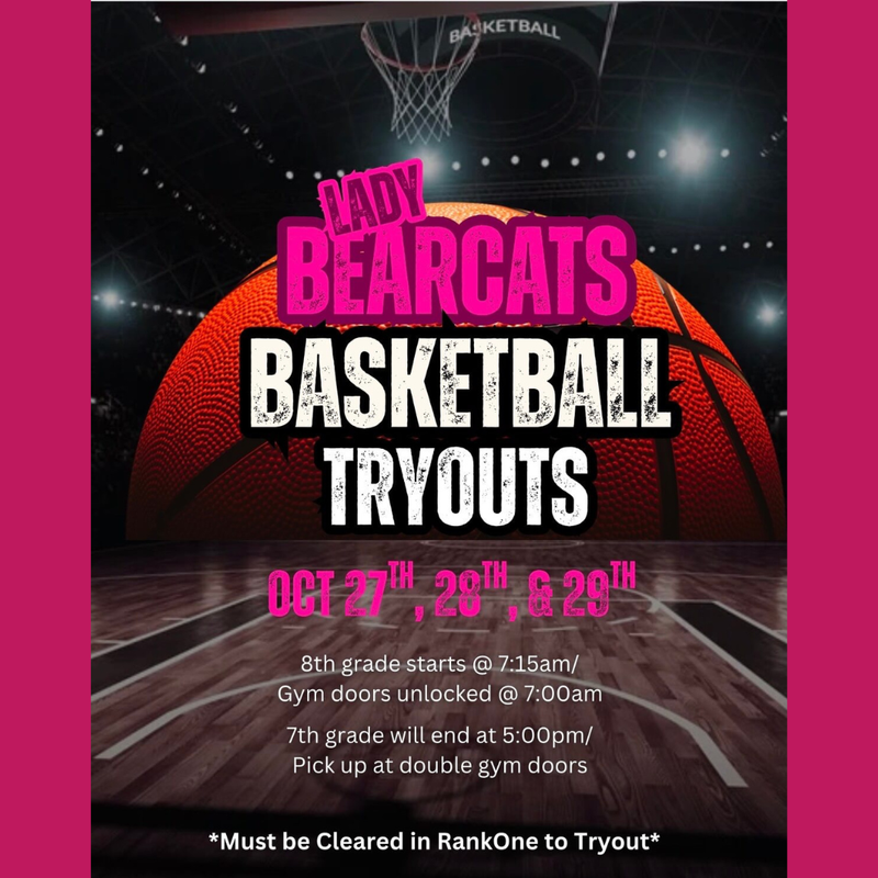 Tryouts for lady bearcats basketball
