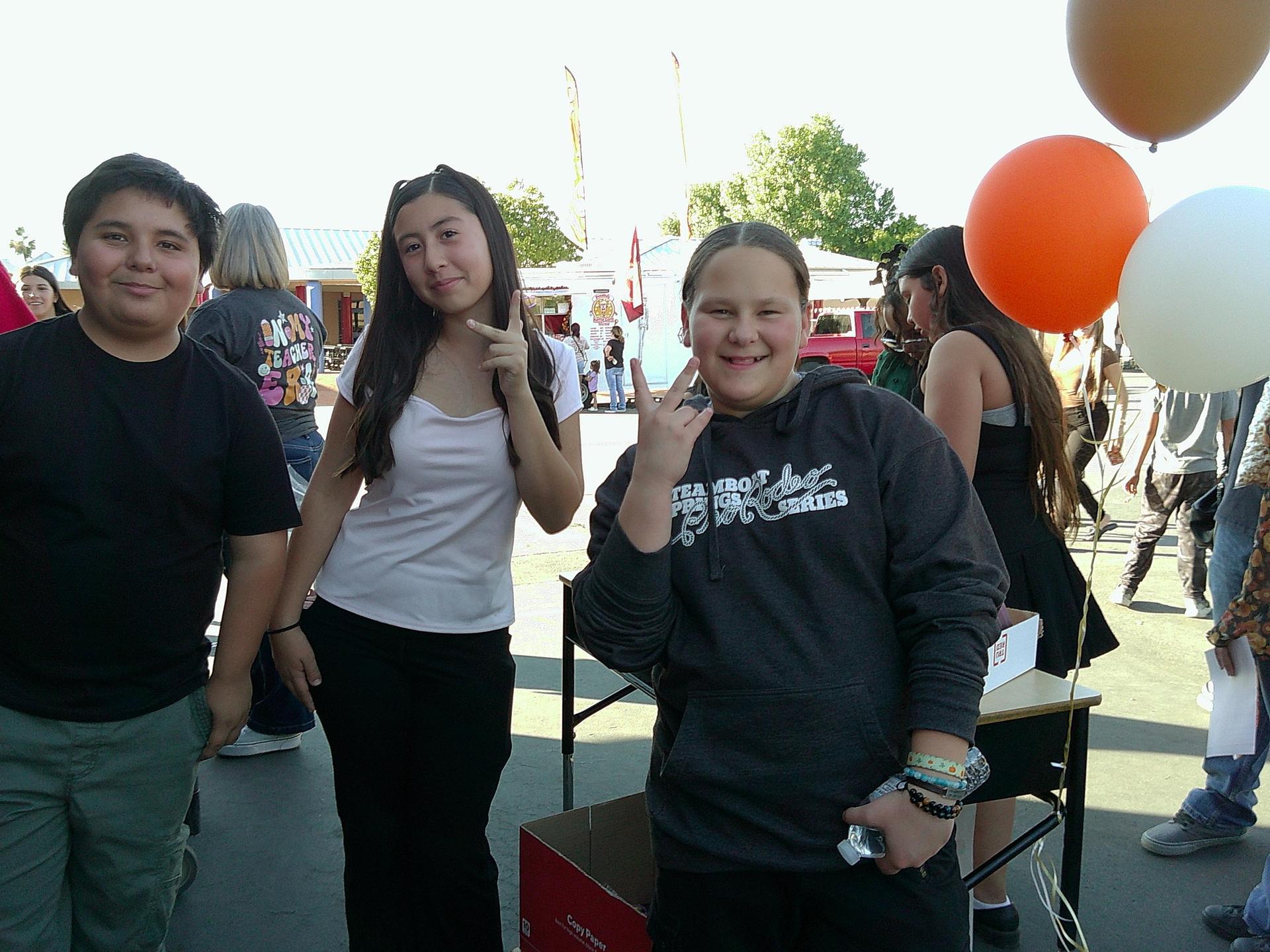students at Harvest Festival