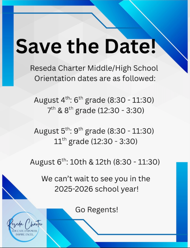 Orientations are August 4th, 5th, and 6th