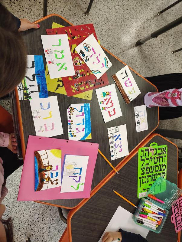 A bunch of index cards on a desk.