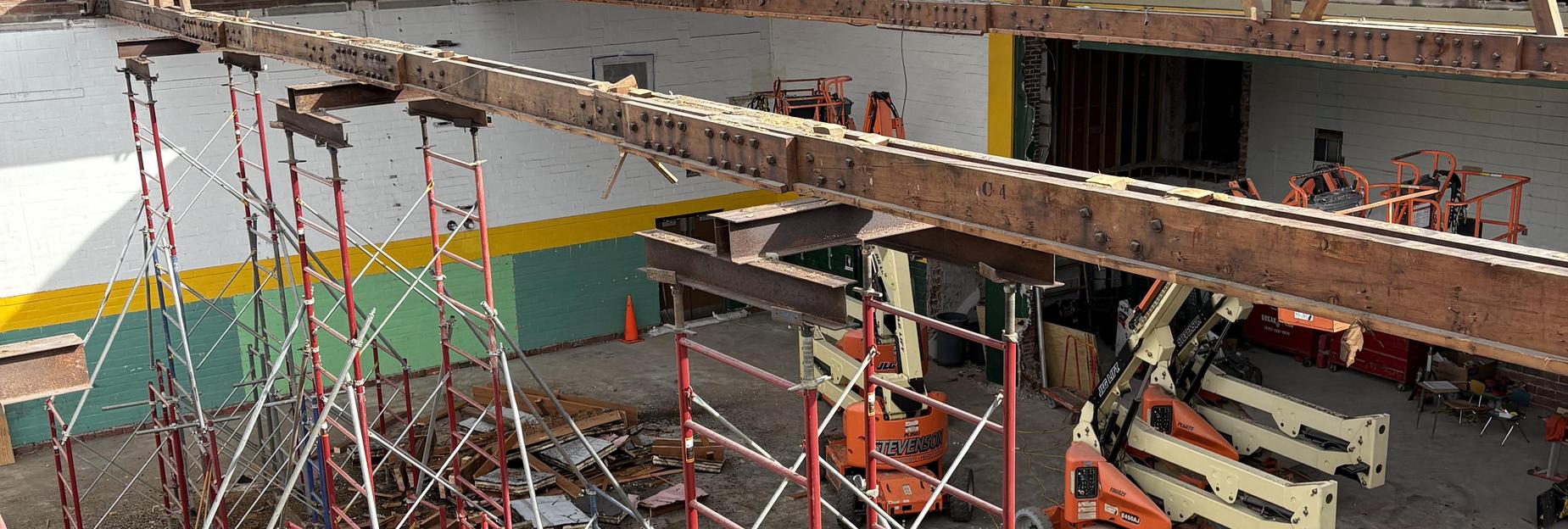Repairs and renovations underway at CCIS.