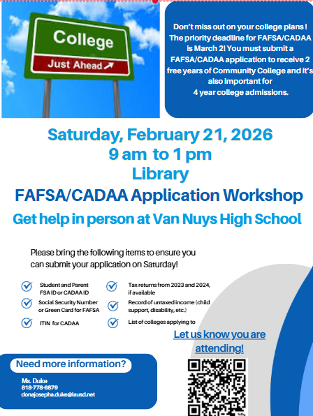 FAFSA/CADAA Workshop
