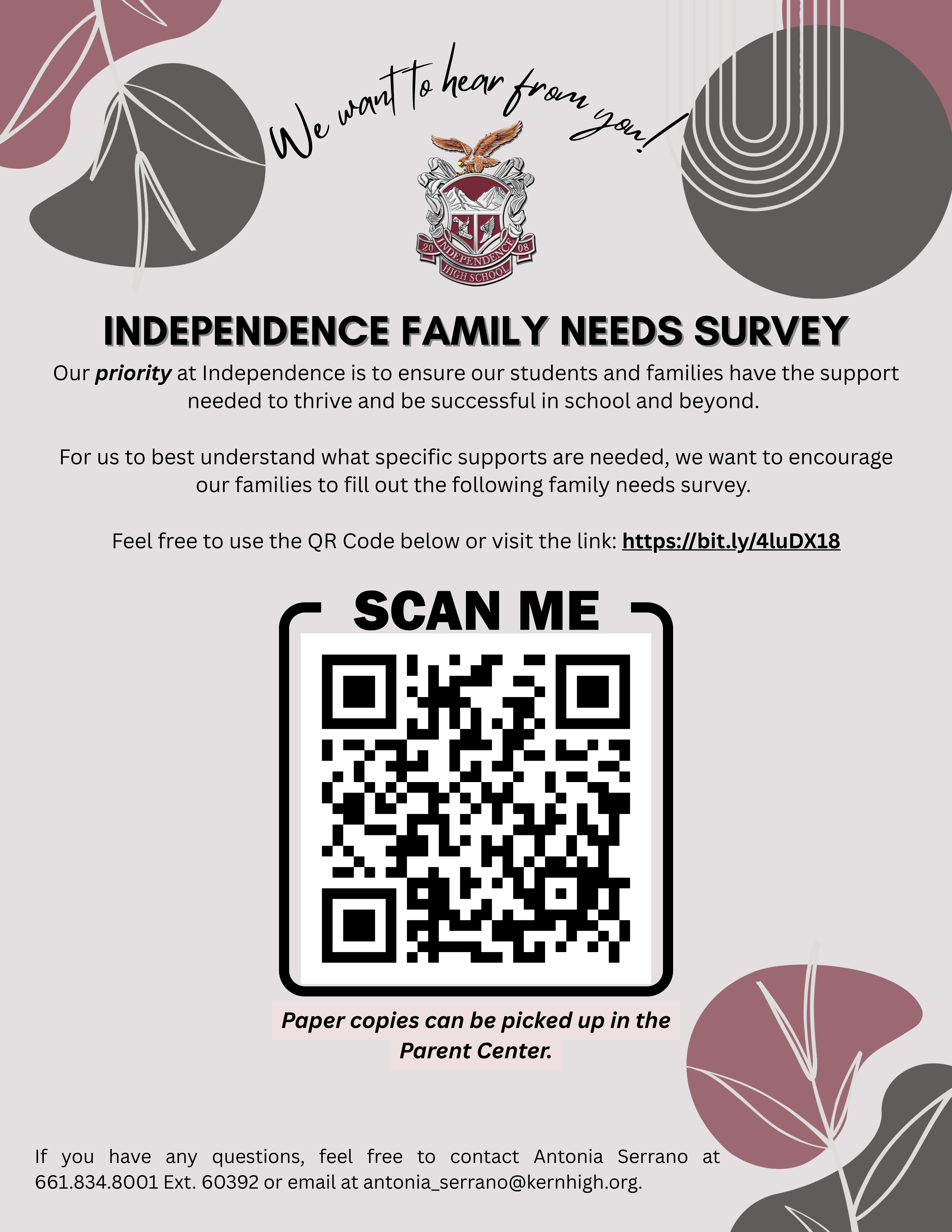 Family Needs Survey - english