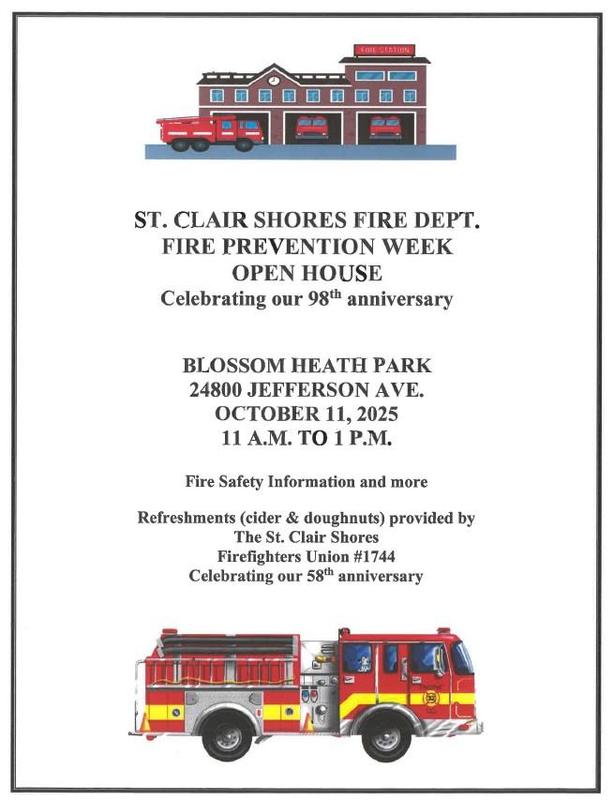 St Clair Shores Fire Department Open House Featured Photo