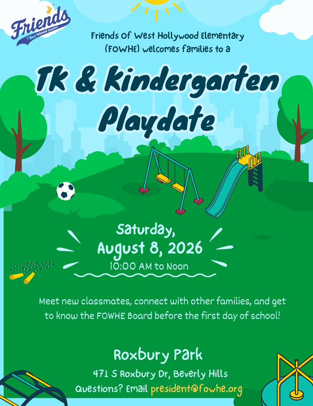 Tk and Kinder Playdate Flyer