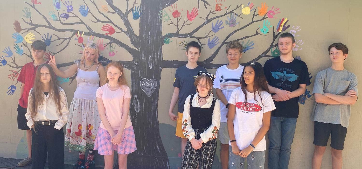 Arete Charter Academy's first class of high school students