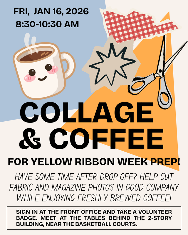 Collage & Coffee - THIS FRIDAY 1/16