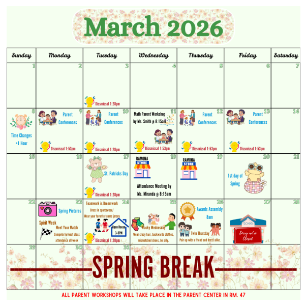 March Calendar