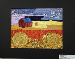Student artwork on display