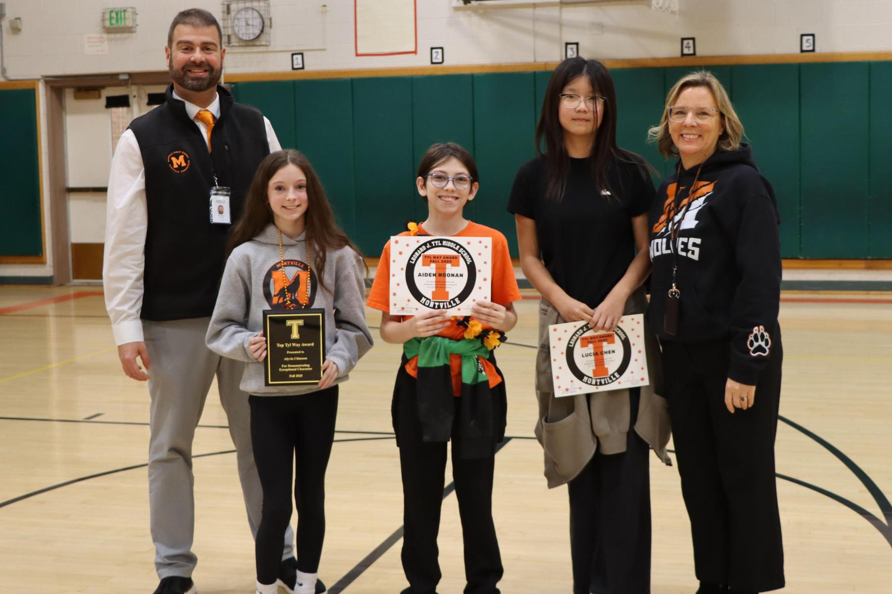 8th Grade Tyl Way Award Winners