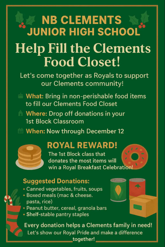 N.B. Clements Food Pantry Featured Photo
