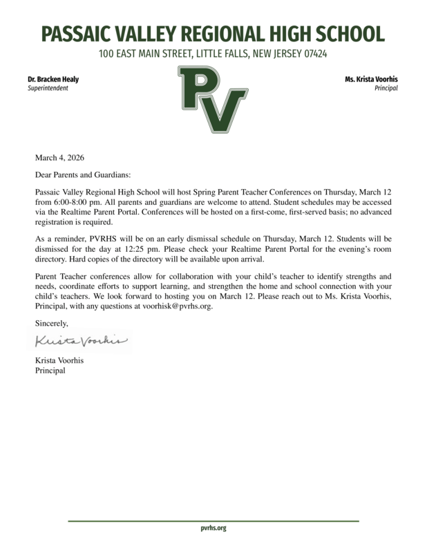 Parent Conferences Notice