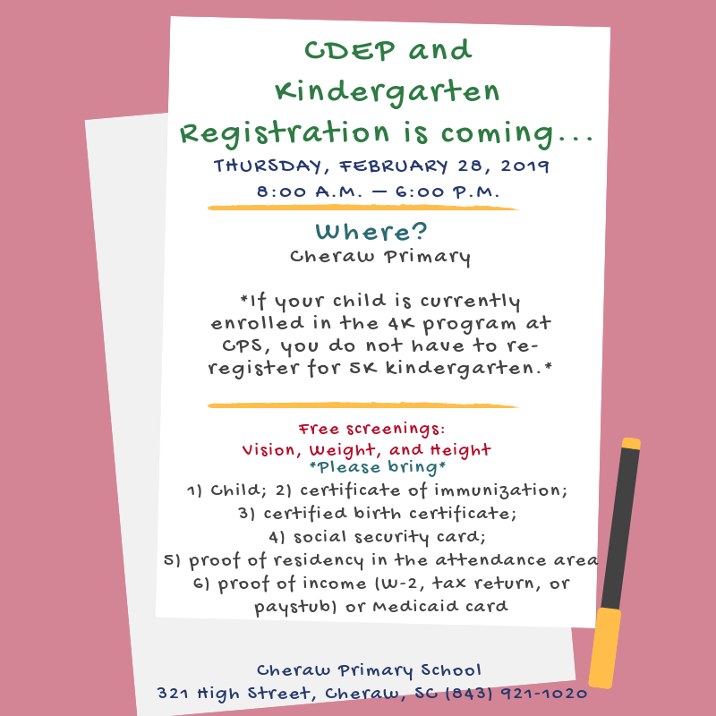 Kindergarten Registration is Thursday, February 28th Featured Photo