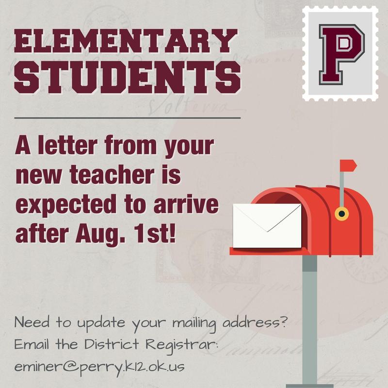 Perry Elementary Teacher Letters