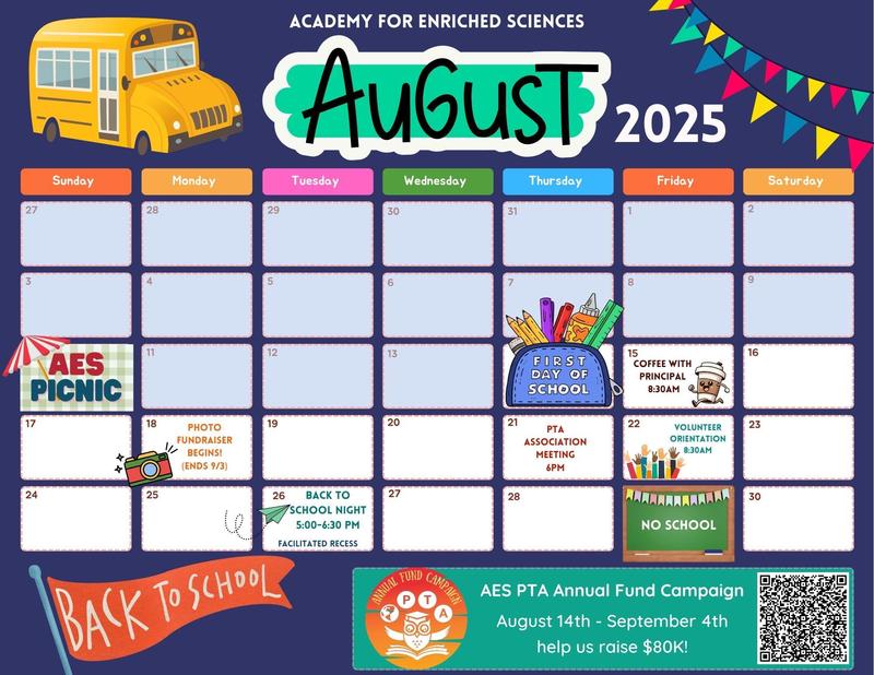 August Calendar