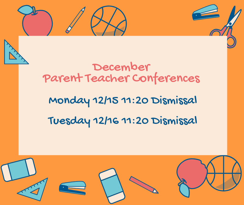 December Parent Teacher Conferences
