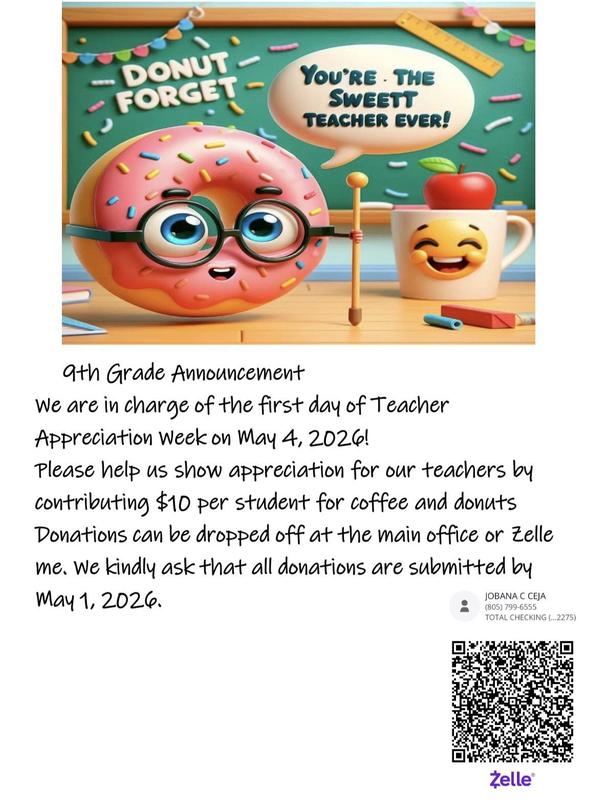 Doughnuts for Teachers