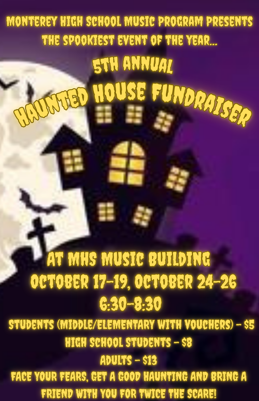 MHS Haunted House Fundraiser
