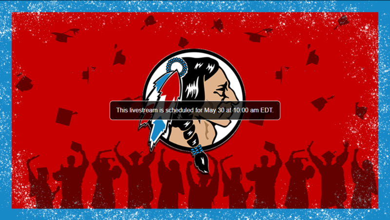 Photo of Livestream link for Graduation starting at 10:00 AM on May 30th
