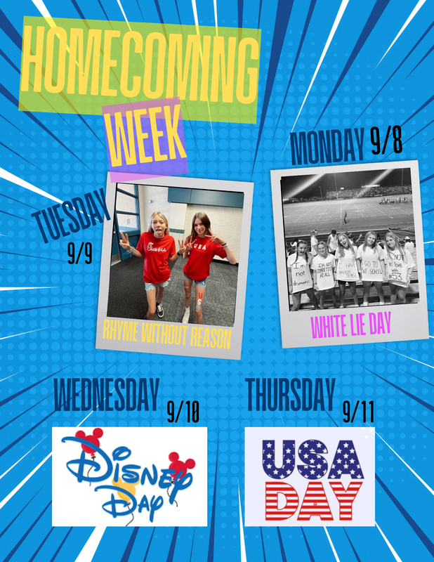 Homecoming Dress Up Days