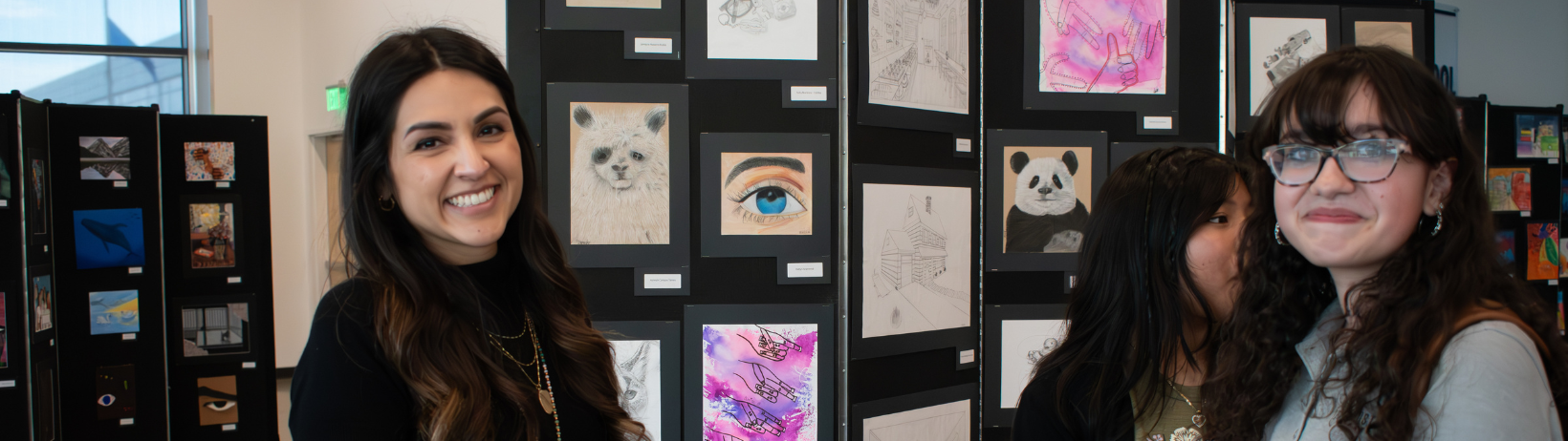 Art Student and teacher 