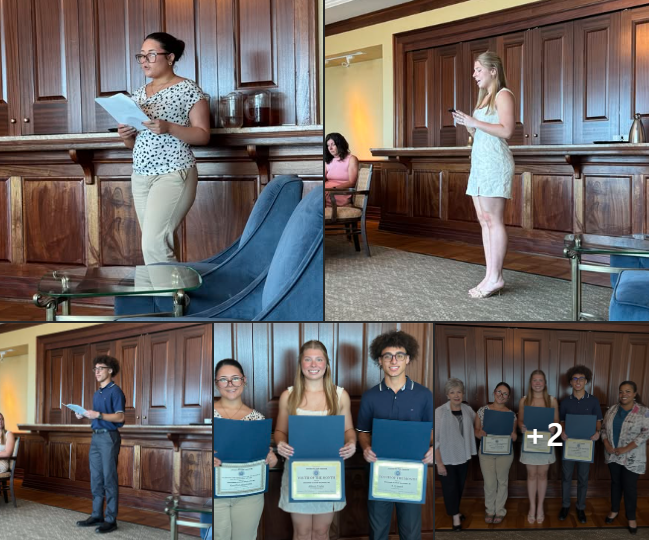 Our Pirates continue to shine! ⭐️ We are incredibly proud to celebrate three outstanding students who were honored at the Gulfport Exchange Club luncheon