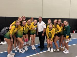 A member of the Coalers Volleyball Team awarded a ZONI
