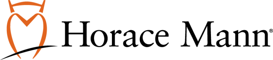 Long Horace Mann logo with owl