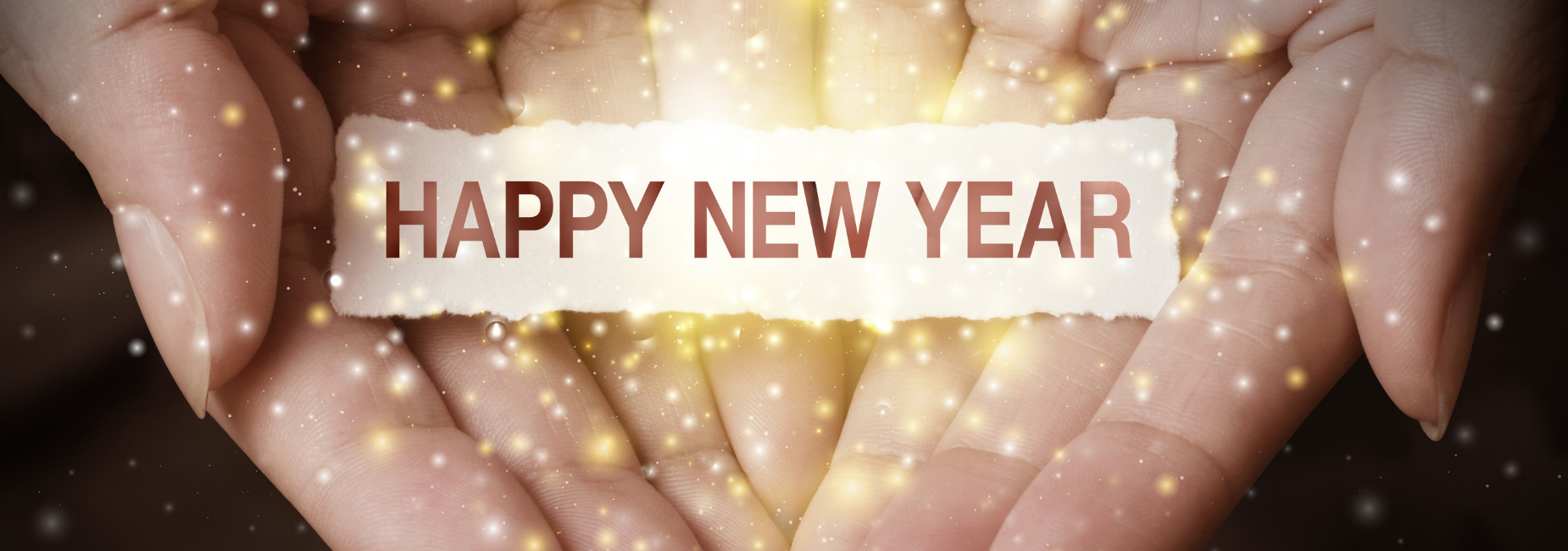 graphic reads happy new year