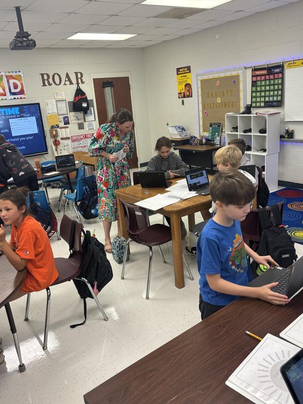 Students in the classroom
