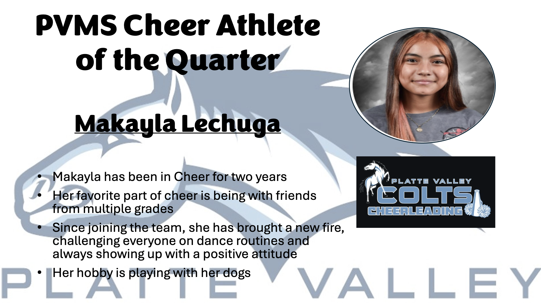 Athlete of the Quarter