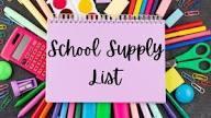 26-27 5th Grade School Supply List Featured Photo