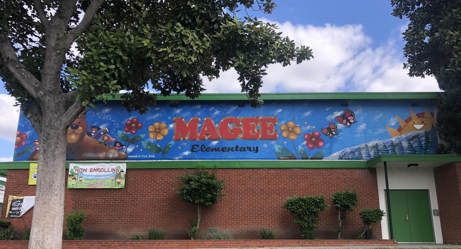 Front of school