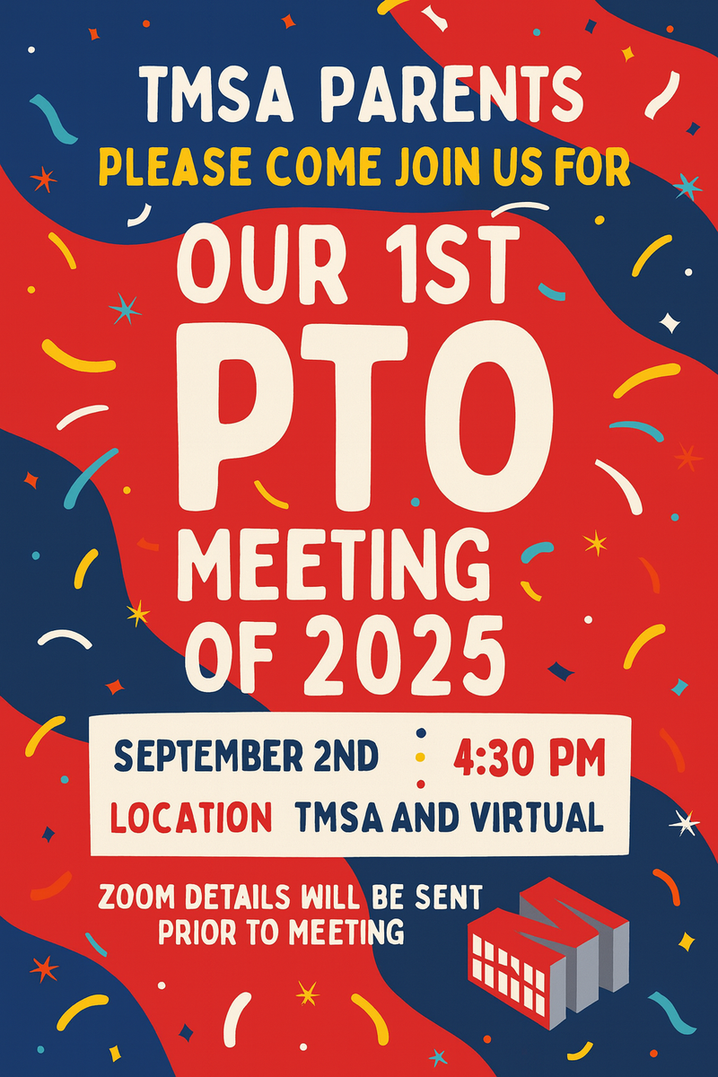 this is the pto meeting flyer