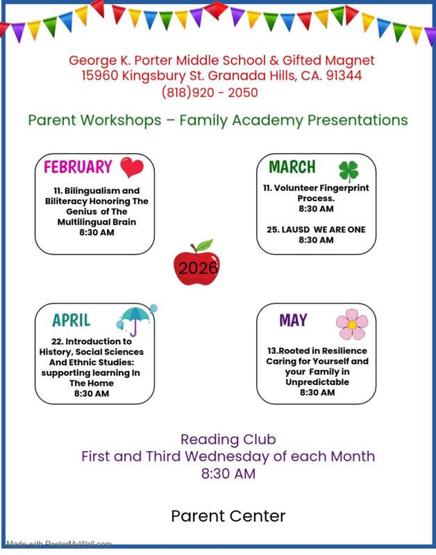 Parent Workshops