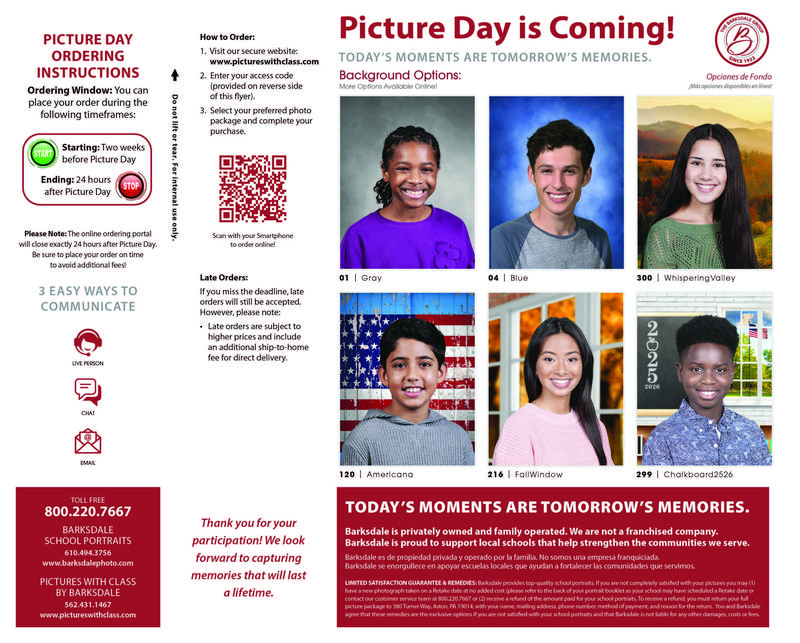 Picture Day Order Form