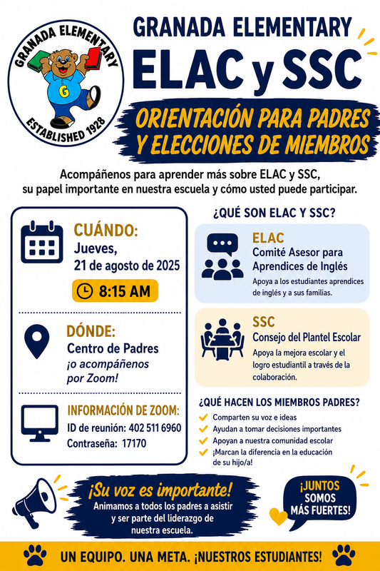 flyer in Spanish