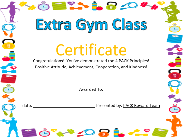 gym cert