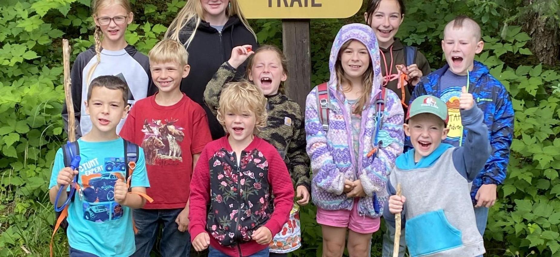 AHS students on a field trip.