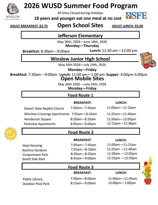 Summer 2026 Feeding Program Schedule Featured Photo