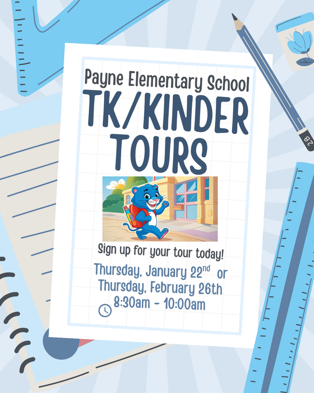 TK/Kinder Tour Sign ups