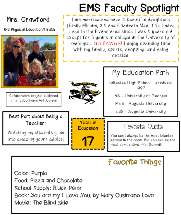 Coach Crawford Staff Spotlight