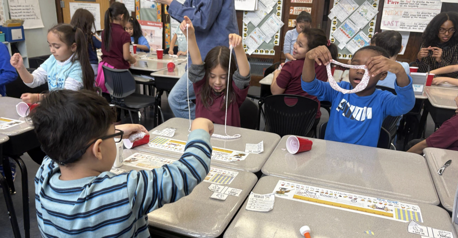 Making Slime in 1st Grade!