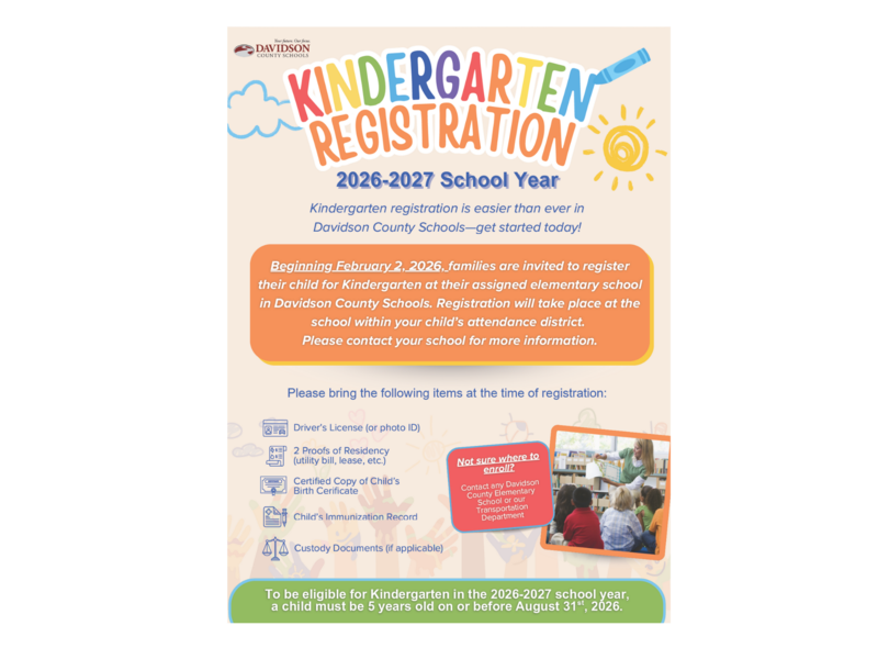 Kindergarten registration 26/27