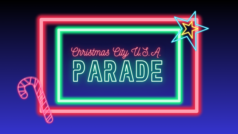promo graphic - Marion Christmas parade