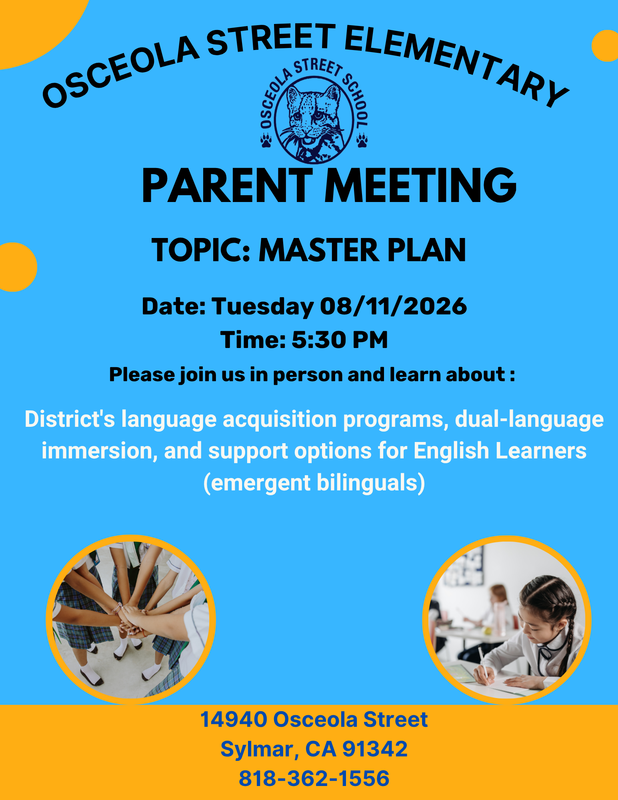 Master Plan Meeting