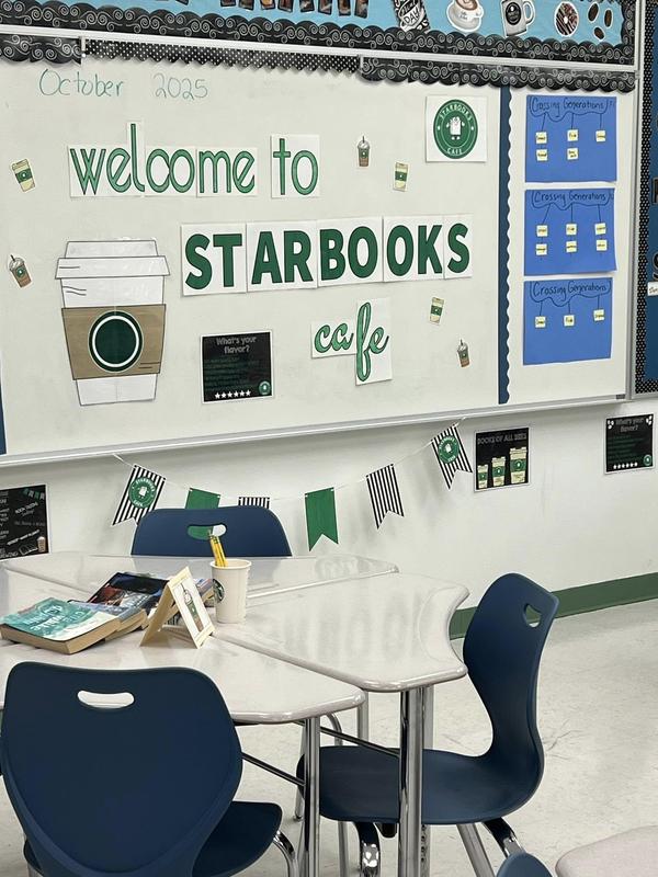 welcome to the starbooks cafe bulletin board