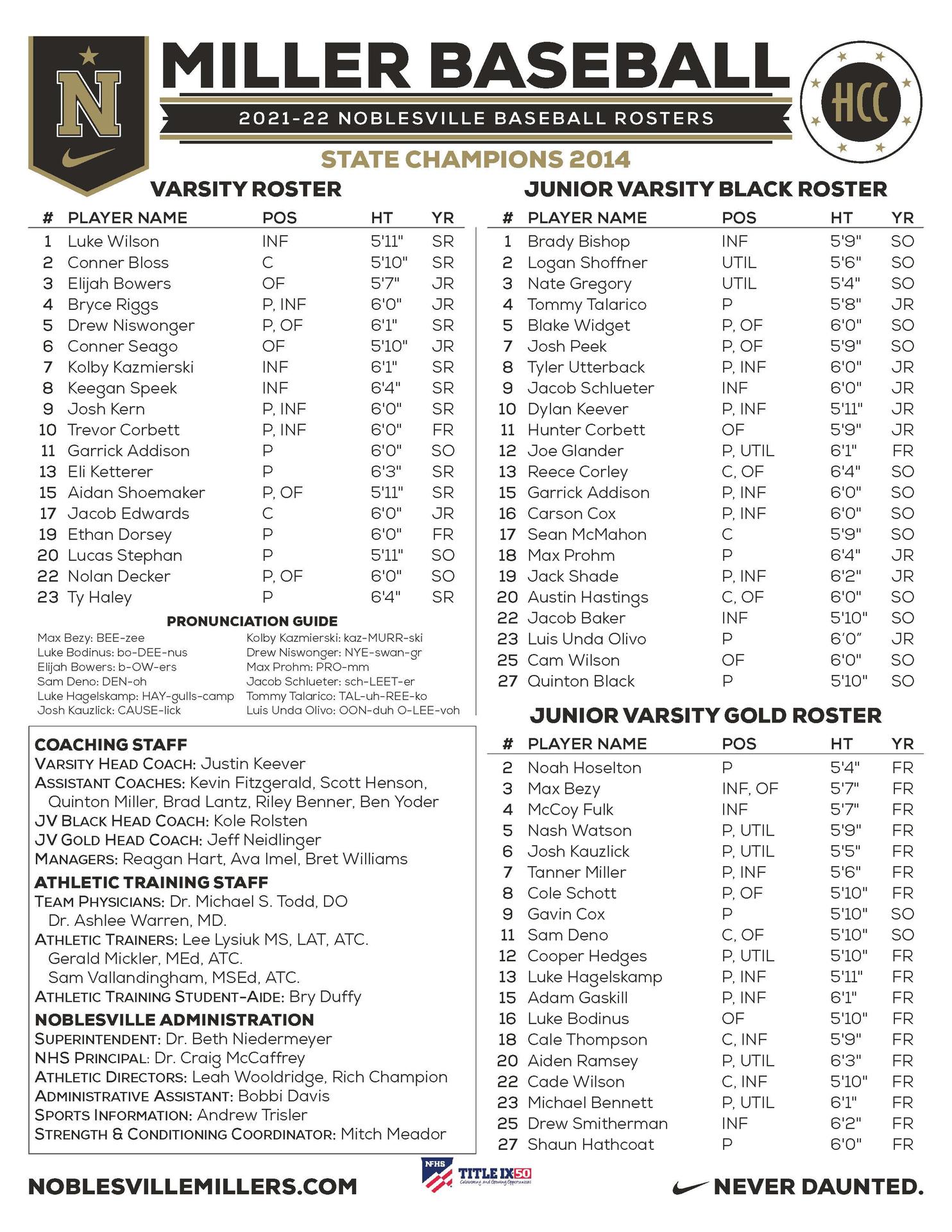 roster