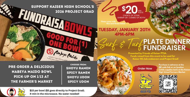 FRIENDS OF KAISER PTSA - FOOD FUNDRAISERS Featured Photo